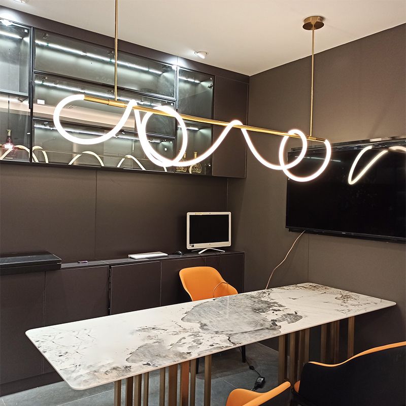 Modern Flexible Dining Chandelier Light Modern Dining Room Pendant Light Fixture