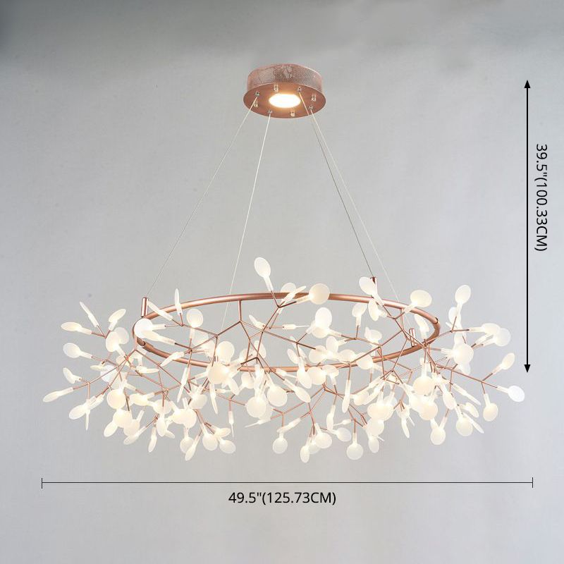 Luz de lámpara de araña de spray moderna kit de luz acrílico de acrílico