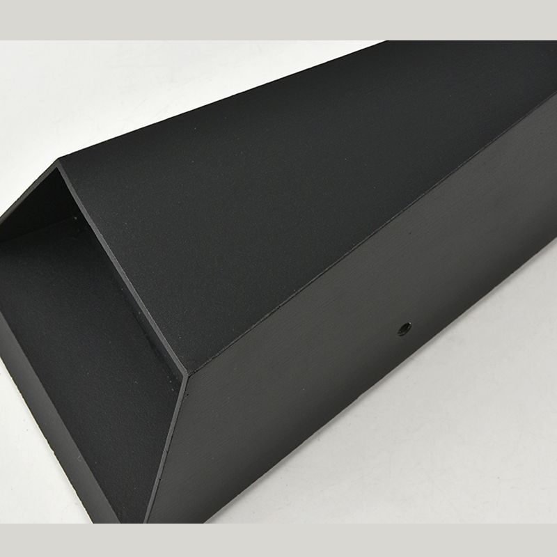 Moderno Minimalista Geométrico Geométrico ARRIBA LED MALA MEAL METAL 2 luces de luces 2 luces