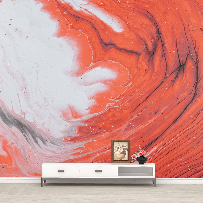 Washable Stain Resistant Mural Wallpaper Modern Abstract Style Indoor Wall Mural