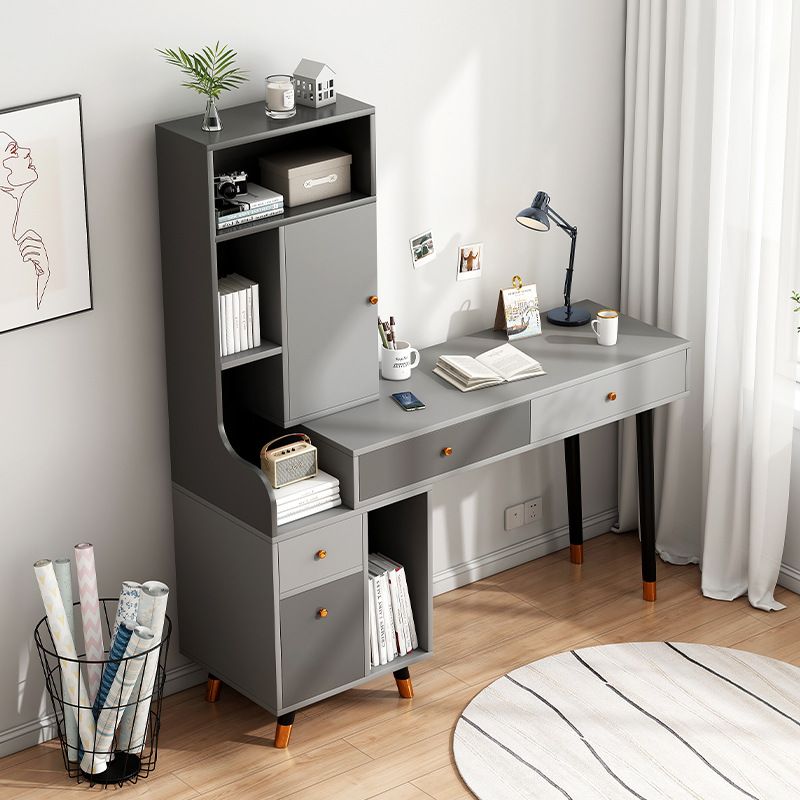 Scandinavian Wood Dressing Table Solid Wood Make-up Vanity with Drawers
