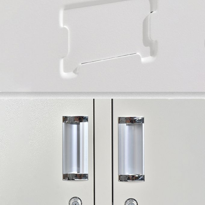 Contemporary Metal Wardrobe Armoire Hinged Wardrobe Closet for Home