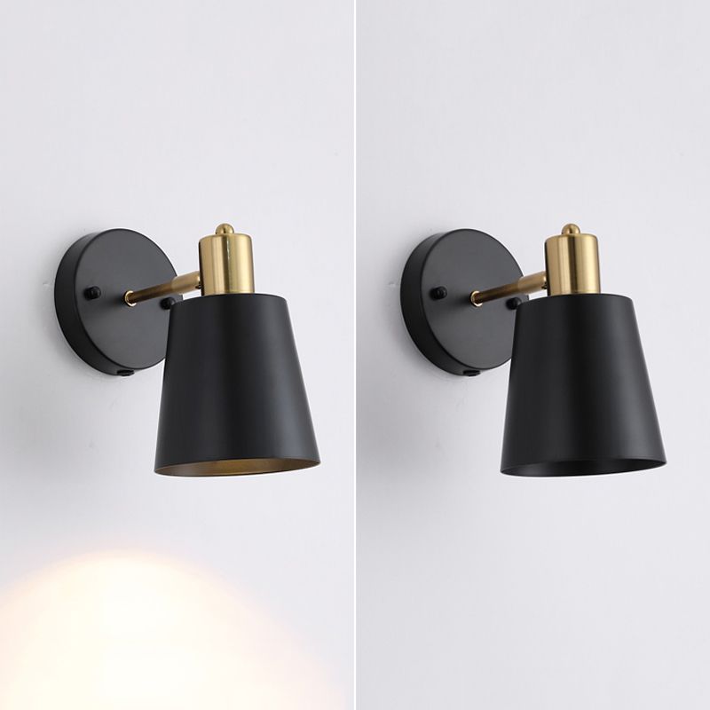 Cone Shape Metal Wall Mount Light Modern Style 1-Light Wall Light Sconce