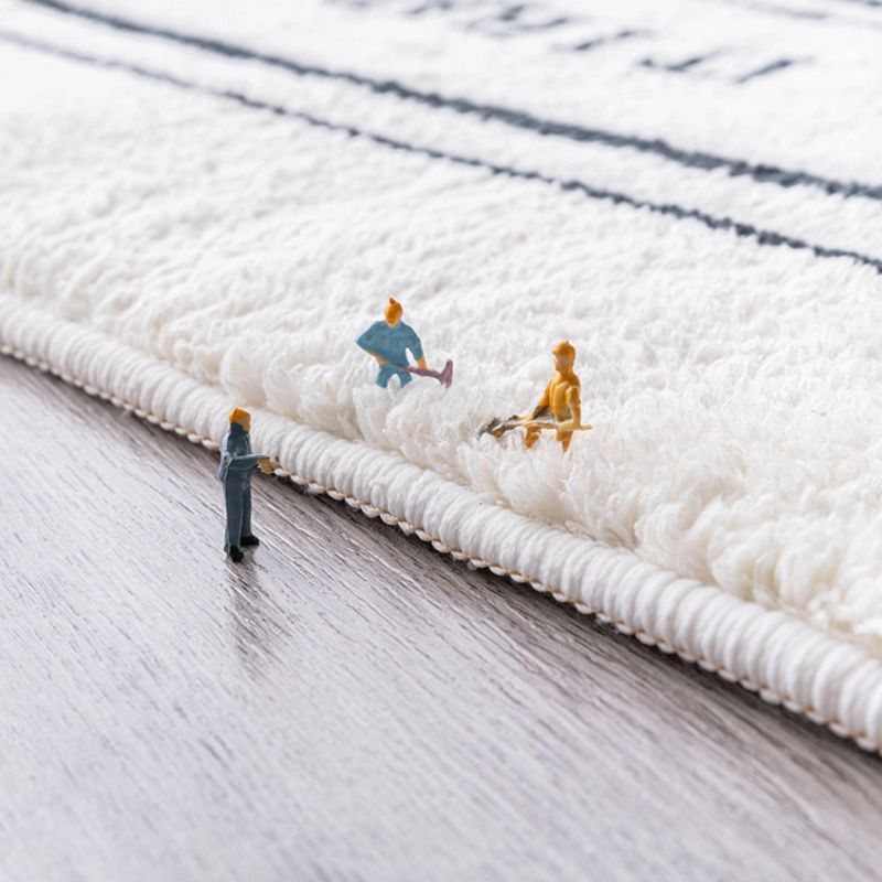 Modern Abstract Rug Gradient Imitation Cashmere Rug Non-slip Area Carpet for Living Room