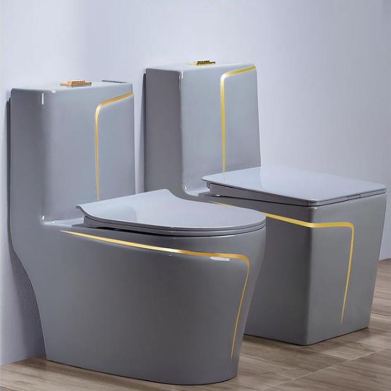 Traditional Ceramic Flush Toilet Siphon Jet Urine Toilet for Bathroom