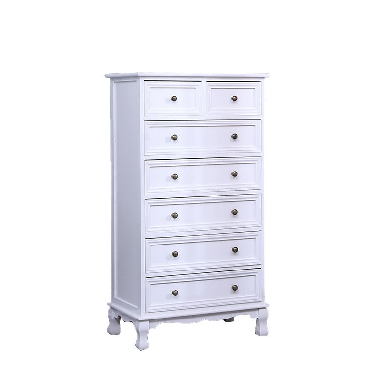 Traditional Storage Chest Dresser Wooden Dresser with Drawers