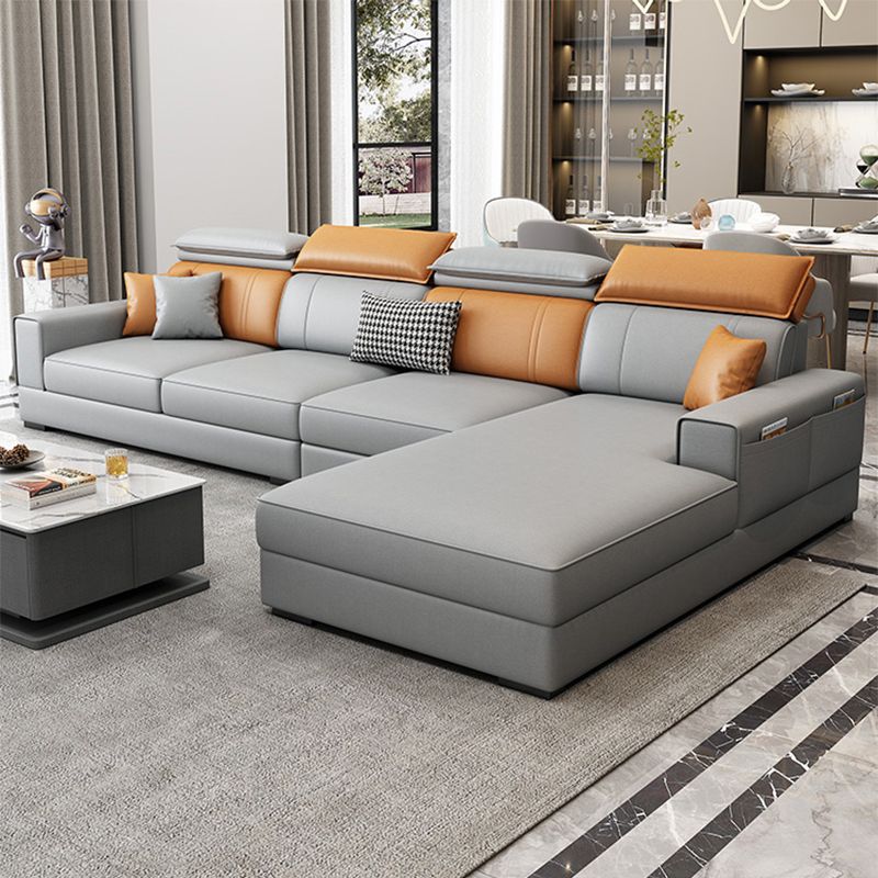 Nordic Stationary with Storage Living Room Recessed Arm Cushions Settee