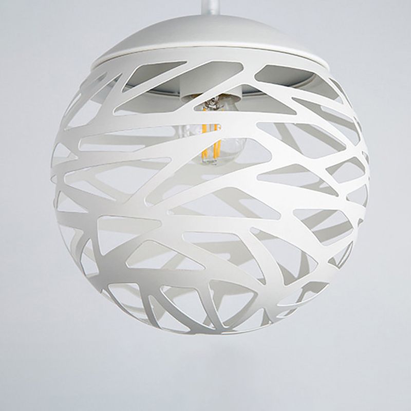 Globale hangende hanglamp Minimalistische stijl metalen witte hanger verlichtingsarmatuur