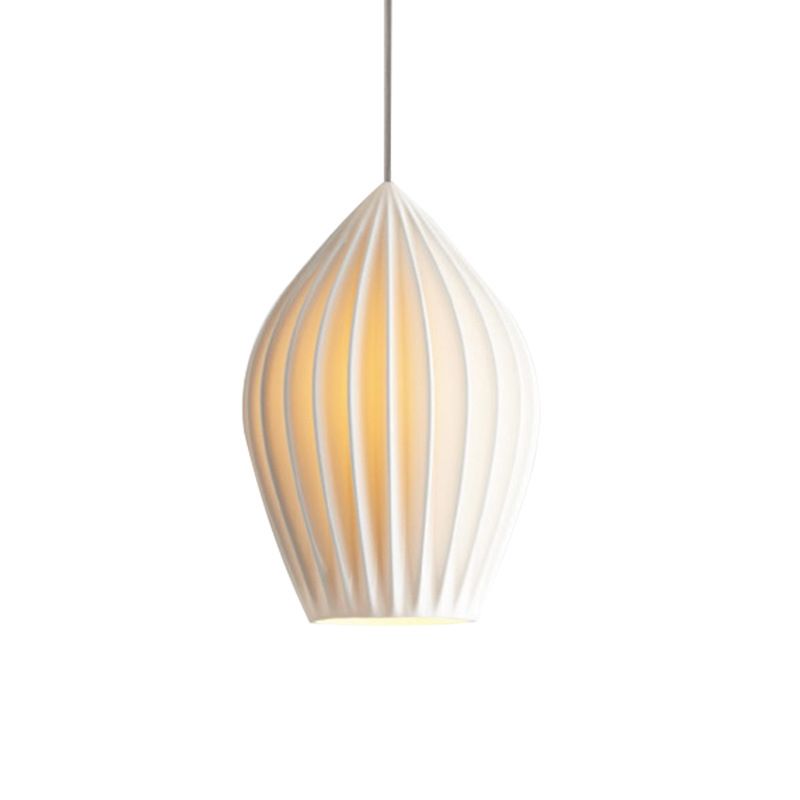 Style moderne Unique nuance suspendue en verre léger 1 pendentif léger pour escalier