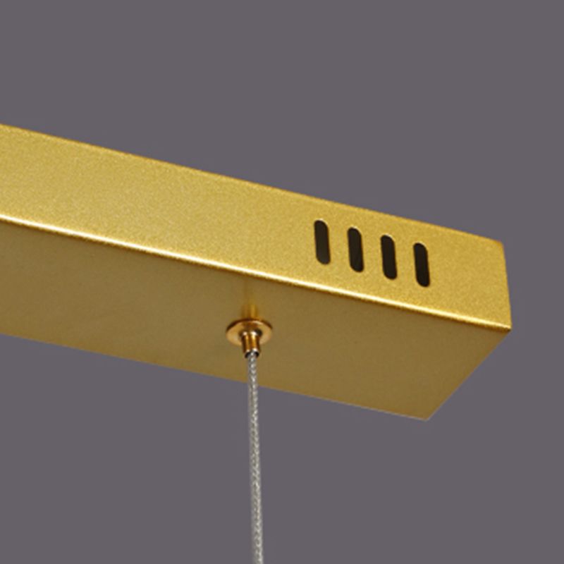 8 Light Kitchen Isola Pendant Laminda lineare Lampadella dell'isola contemporanea