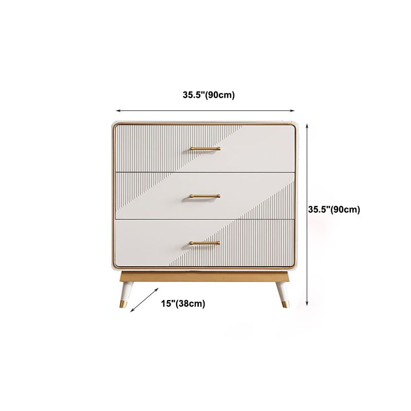 Glam Storage Chest Dresser Stone Storage Chest with 3/5/6 Drawers