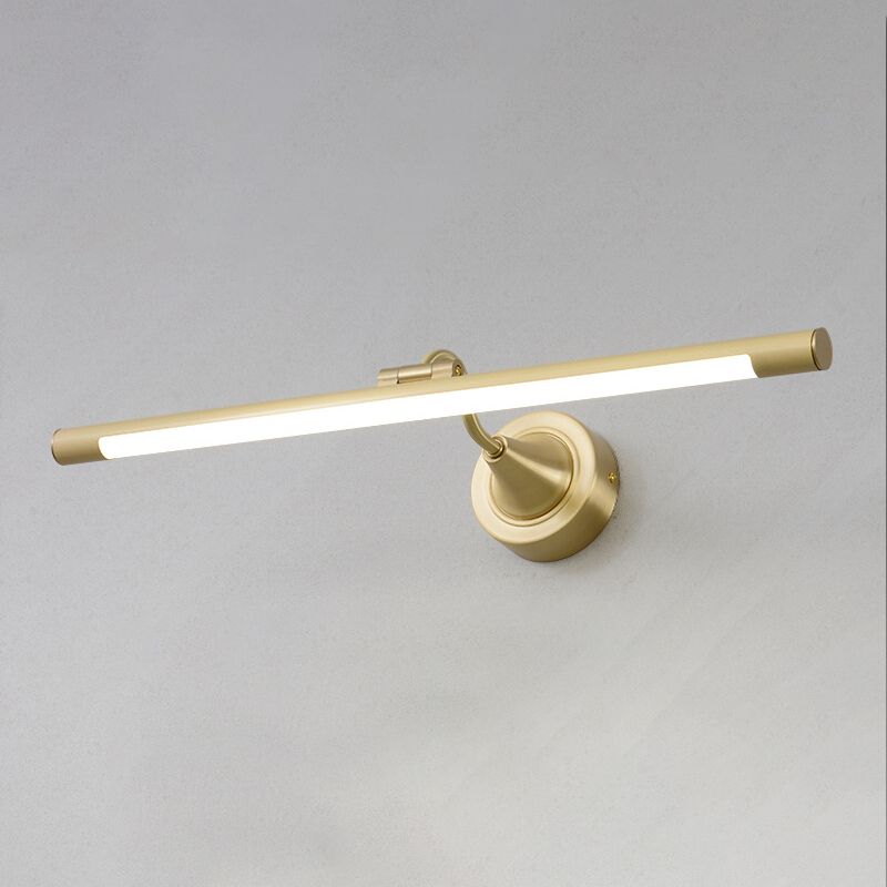 Metal Linear Shade Wall Sconce Modern Style Modern Single Mirror Specchio Apparecchiatura da parete
