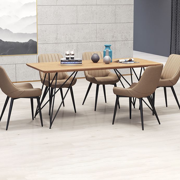 Sillas de comedor tapizadas de estilo moderno, sillas laterales con respaldo sólido para uso doméstico
