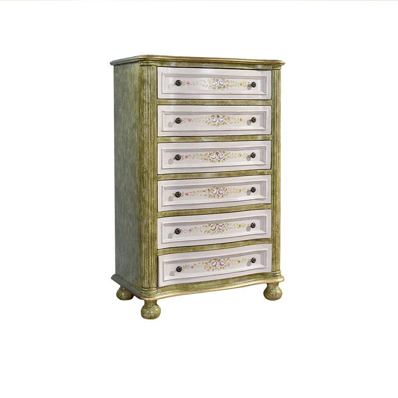 Traditional Storage Dresser Wooden Chest Dresser with Drawers