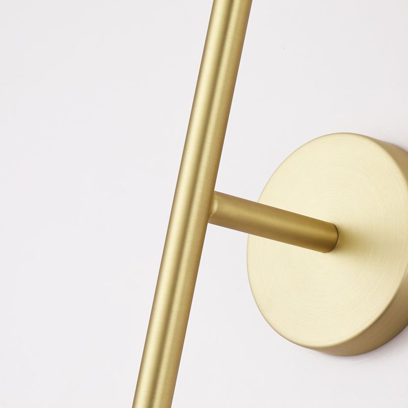 Iluminación de pared sombreada de metal Luz de pared minimalista de luz para sala de estar para sala de estar