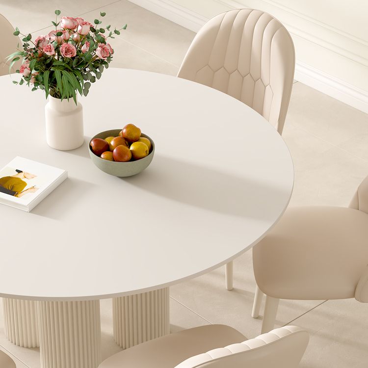 1/5 Piece Stone Top Contemporary Style Dining Room Chair Set