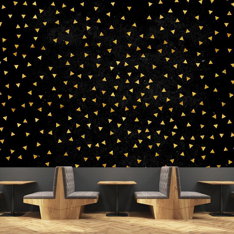 Geometric Wall Mural Decal Square Illustration Soft Color Wall Art Living Room Murals