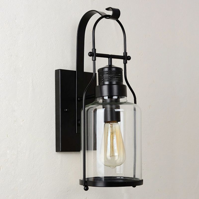 Industrielle Vintage Ein Wandleuchte Schmiedeeisenwandlicht für Innenräume