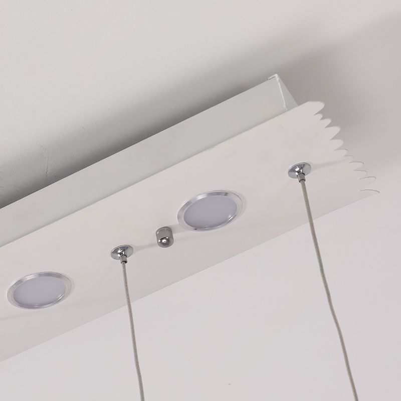 Pendre en grappe à anneaux multiples contemporain Acrylique 3/5 LAVE DE CUIE