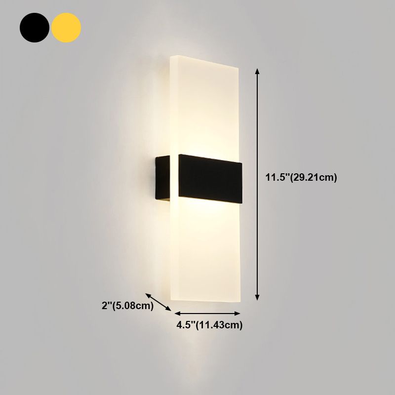 Nordische moderne Wandhalterung Leichte LED -Wandleuchte Lampenvorrichtung für Schlafzimmer