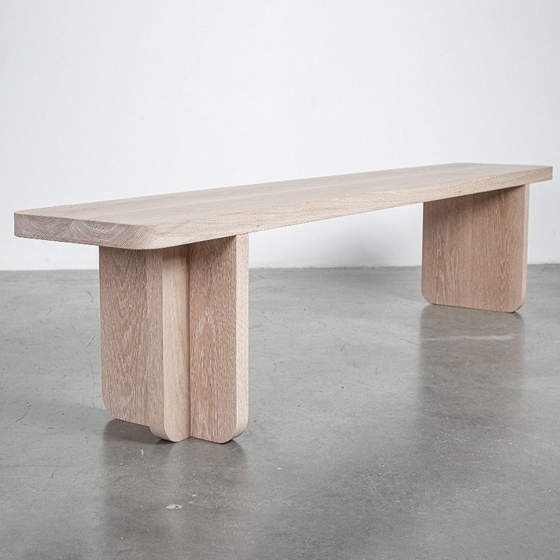 Mesa rectangular contemporánea mesa de comedor de madera maciza para el hogar