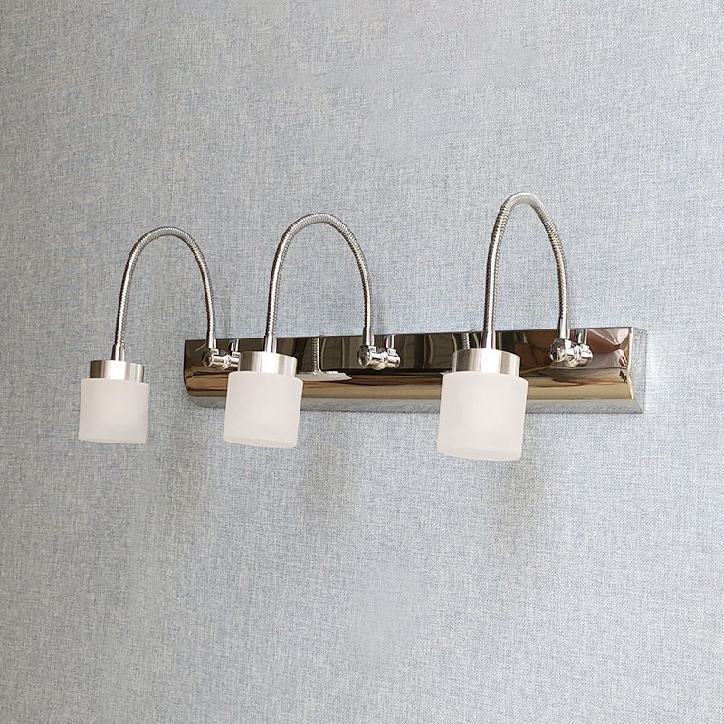 Modern Style Geometric Vanity Wall Lights Metal Multi Lights Vanity Mirror Lights