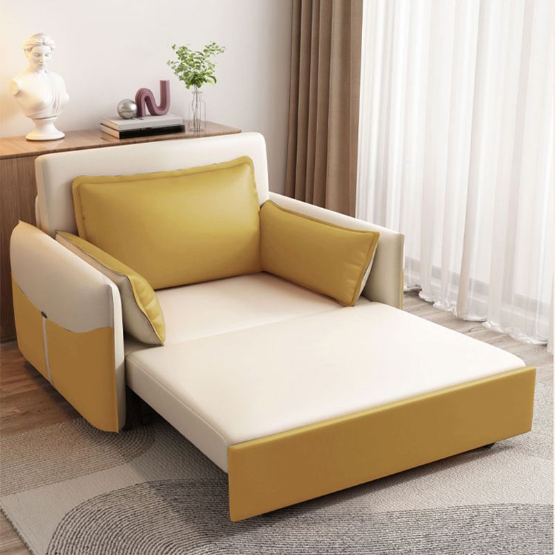 31" Wide Scandinavian Futon Sofa Bed Folding Futon Sleeper Sofa