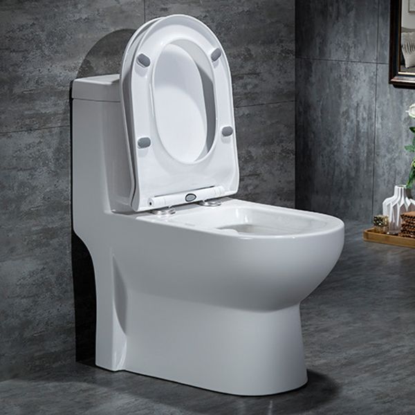 Traditional 1-Piece Toilet Floor Mounted White Urine Toilet for Bathroom
