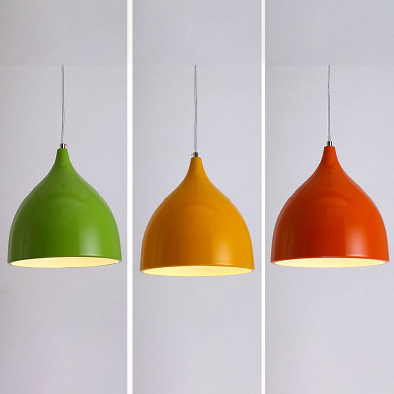 Nordic Creative Nut Shaped Hanging Lamp Aluminum 1 Head Dining Room Suspension Light