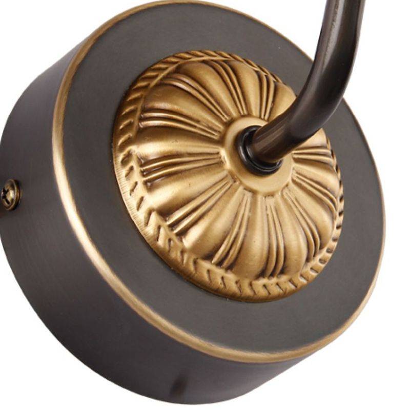 Metal Linear Shade Wall Sconce Modern Style 1-Light Mirror Wall Lighting Fixtures