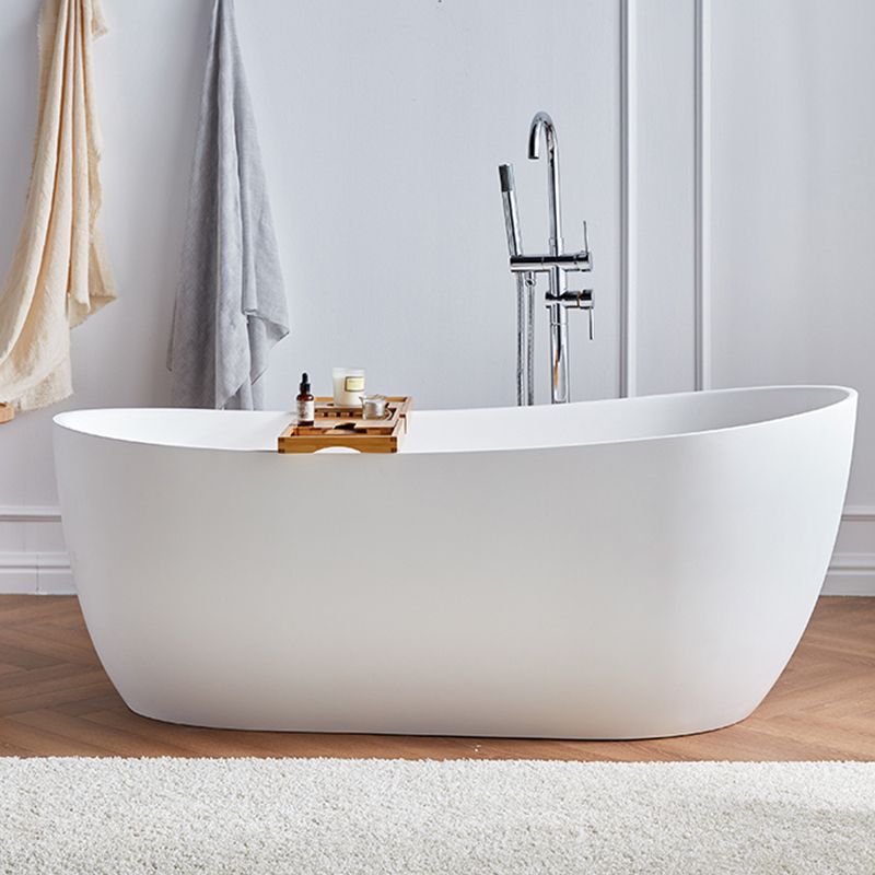 Stone Soaking Bathtub Antique Finish Single Slipper Bath Tub