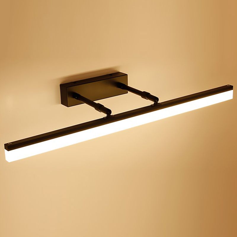 Striscia illuminazione da parete in stile moderno 1 luce di scarpa leggera per doccia