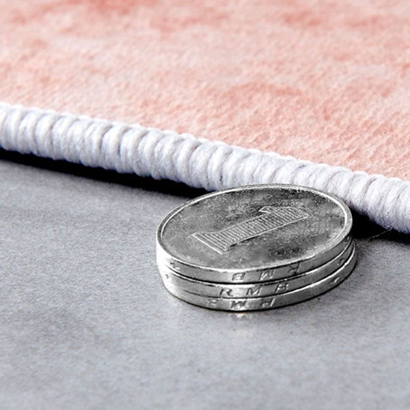 Green Living Room Area Carpet Leaf Pattern Polyester Rug Anti-Slip Backing Area Rug