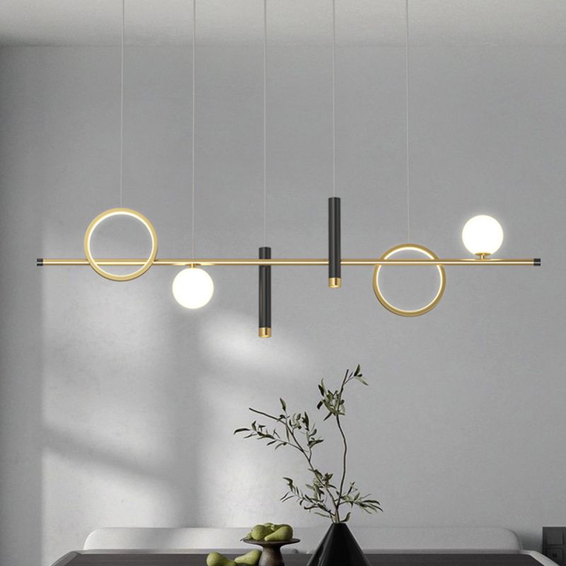 Lámpara de lámpara de luz de estilo moderno lámpara lámpara de lámpara simple para comedor