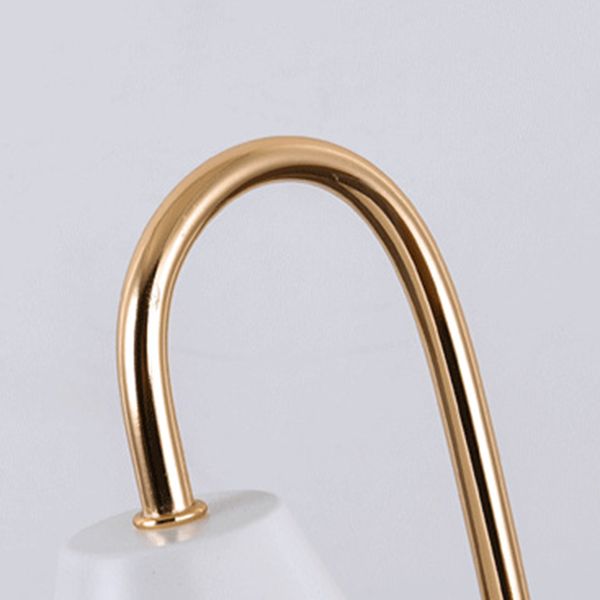 Postmodern Style Cone Shape Table Light Metal 1 Light Nightstand Lamps for Bedside