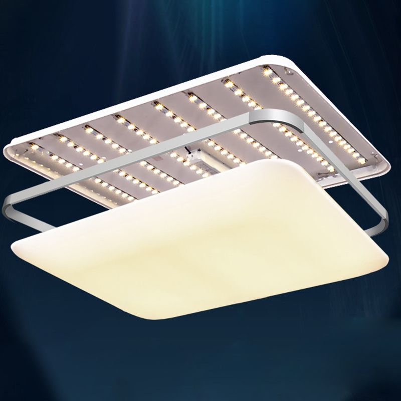 Luminaire de plafond encastré rectangulaire Luminaire de montage encastré en aluminium LED moderne