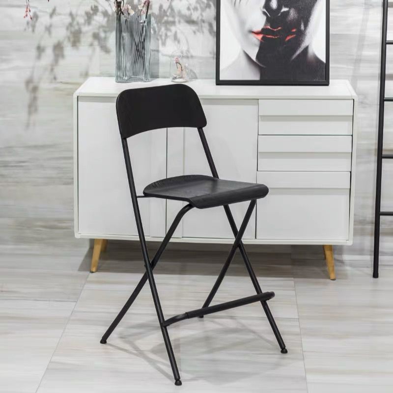 Nordischer Stahl einfacher Klappstange 29 "H Birch Tallhocker, 1 Stück