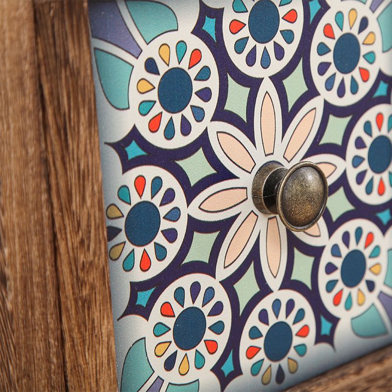 Bedroom Nautical Vertical Storage Chest Wooden Chest with Drawers