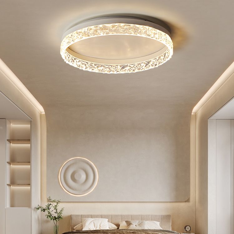 LED Ceiling Lamp Modern Simple Ceiling Mount Light with Acrylic Shade for Bedroom