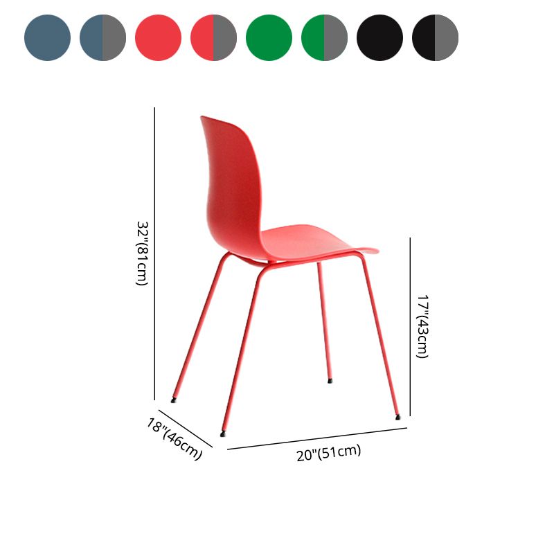 Silla lateral de cafetería industrial, acabado mate, parte trasera sólida, silla de comedor