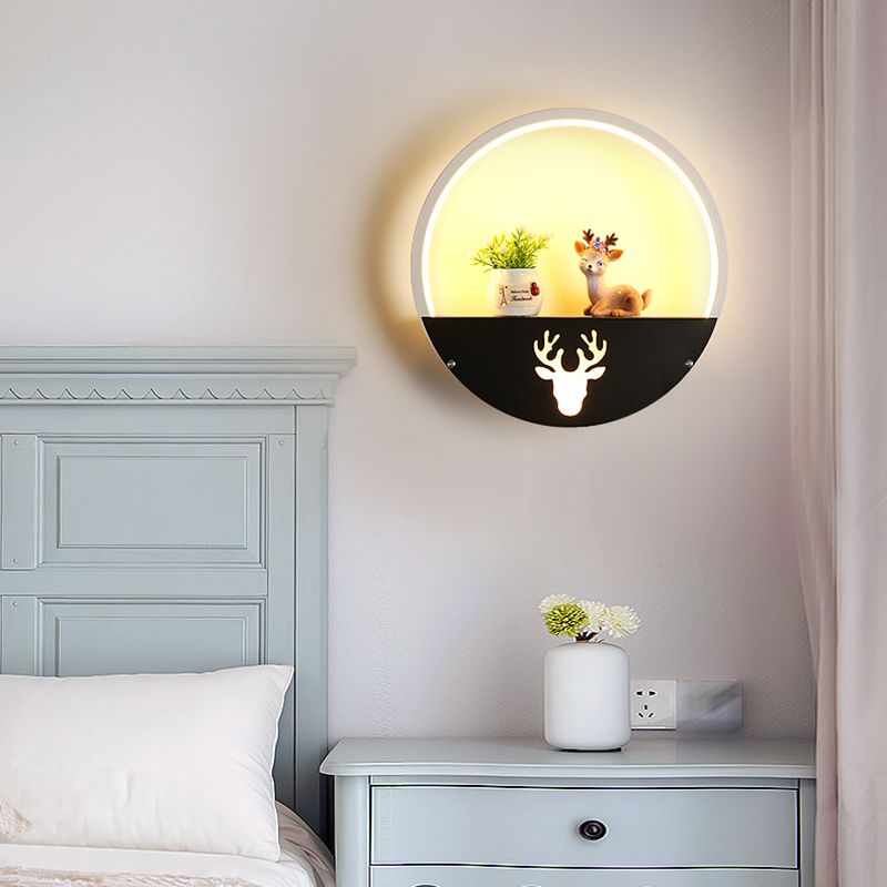 Metal Wall Sconce Lighting Simple LED Sconce Light Fixture for Bedroom