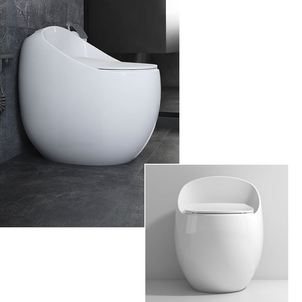 Siphon Jet Porcelain Toilet One Piece Toilet Floor Mounted Urine Toilet
