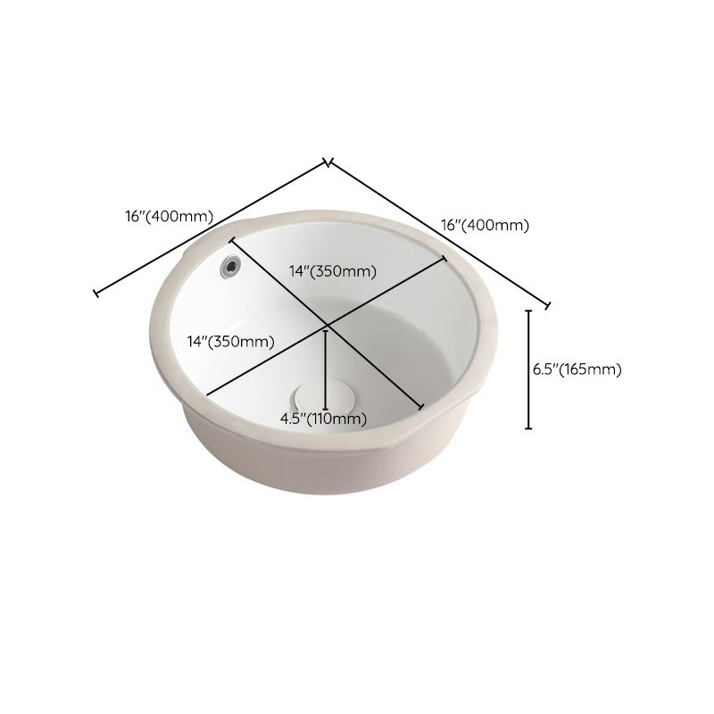 Modern Single Bowl Kitchen Sink Quartz Kitchen Sink with Round Shape