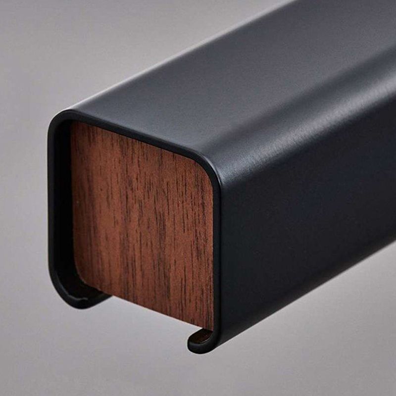 Éclairage d'île de forme linéaire de style moderne