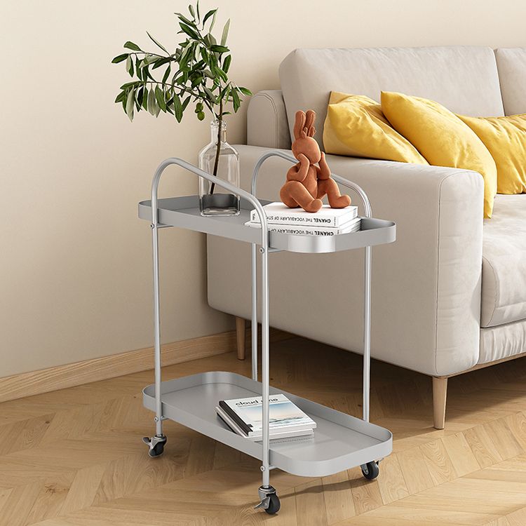 25.2"H Industrial Bookshelf Metal Shelf Bookcase for Home Office