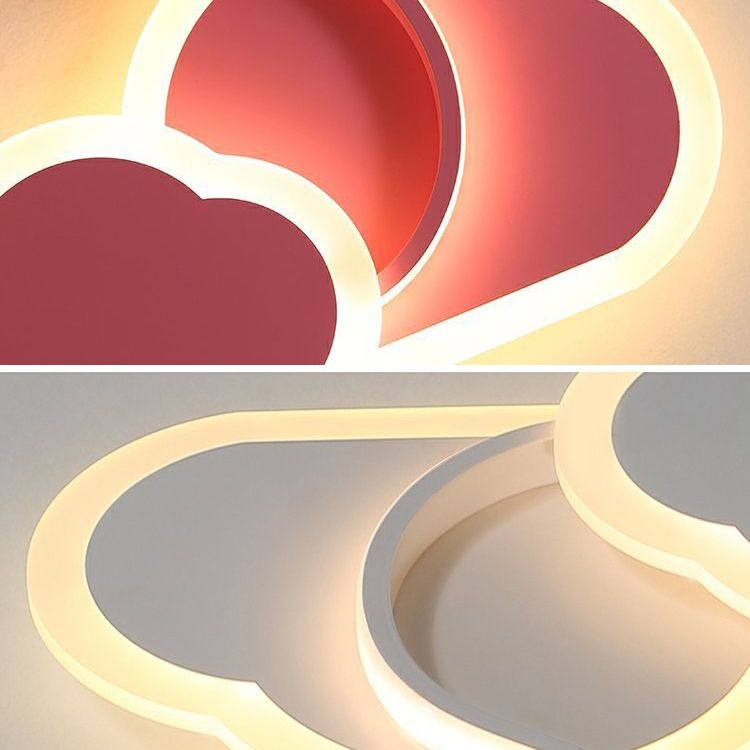 Cloud-vormige Flush Mount Light Armatuur Modern Metal Flush Light