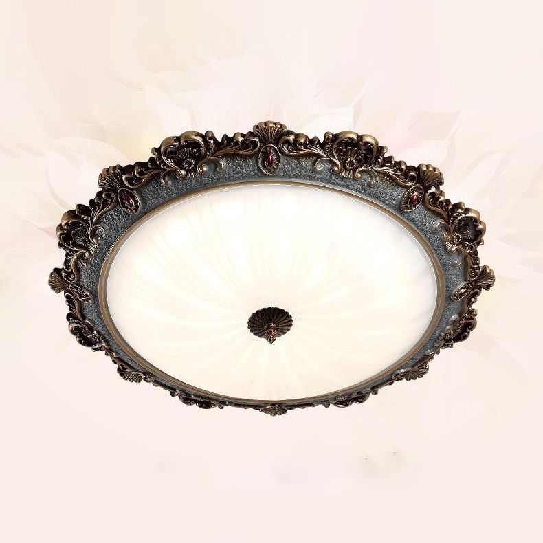 Lámpara de techo retro de estilo tradicional para dormitorio, salón, montaje empotrado
