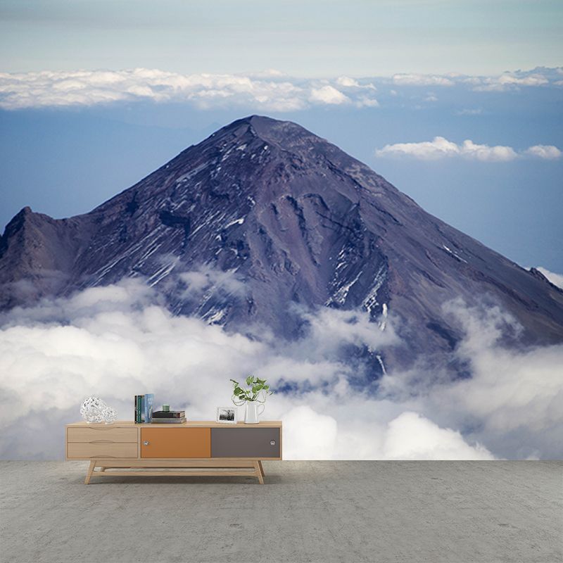 Eco-friendly Photography Wallpaper Mountain Living Room Wall Mural