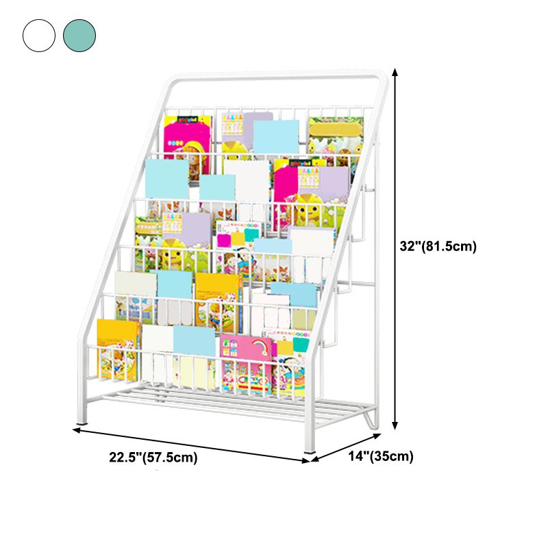 Contemporary Style Bookcase Closed Back Bookshelf for Home Office and Study Room