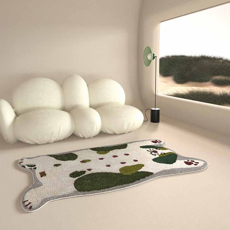 Artistic Carpet Modern Animal Print Rug Polyster Non-Slip Area Carpet for Living Room